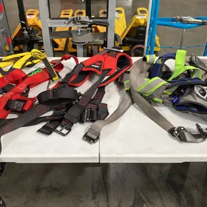 GROUP OF (5) FALL PROTECTION SAFETY HARNESSES
