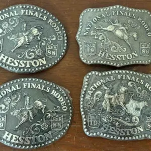 4 - Hesston Belt Buckles