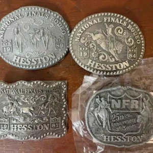 4 - Hesston Belt Buckles