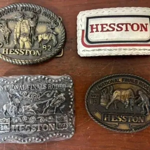 4 - Hesston Belt Buckles