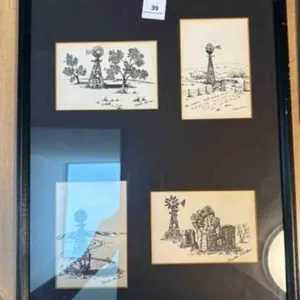 Black and White Pen/Ink Drawings