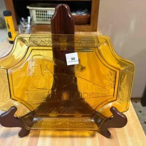 Early American Pressed Glass - Train Décor