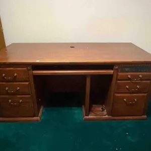 Martin Furniture - Oak Office Desk
