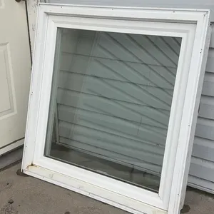 White Vinyl Window with Screen