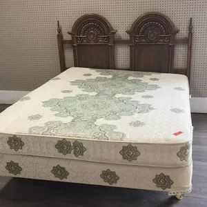 Double Bed with Vintage Headboard