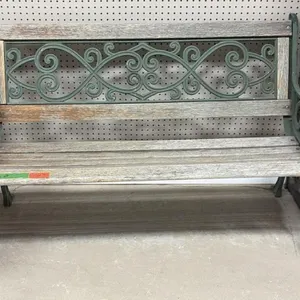 Vintage Cast Iron Garden Bench