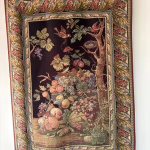 Classical Inspired Scene -Woven Texture Tapestry