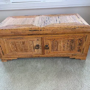 Vintage Boho Coffee Table Trunk