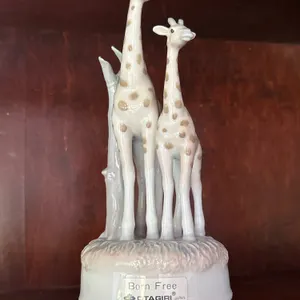Vintage OTAGIRI Japan Porcelain Mom and Baby Giraffe