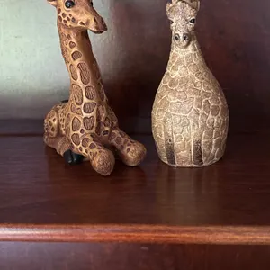 Vintage Girsffe Figurines Don James Stone Critters
