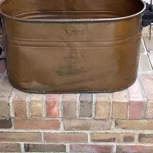 Antique Copper Wash Boiler