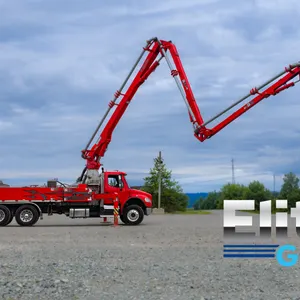 2013 Alliance JXZ 28-4.11 Concrete Pump on 2013 Freightliner M2 106