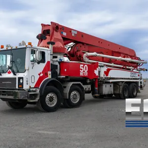 2000 Concord 50M Concrete Pump on 2001 Mack MR