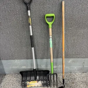 SHOVEL-POTATO FORK-POINTED HOE