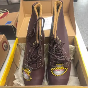 AD TEC STEEL TOE WORK BOOTS-(SZ 13) NEW