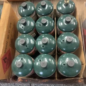 12 CANS PROPANE FUEL CYLINDERS