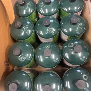 12 CANS PROPANE FUEL CYLINDERS