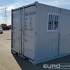 Unused 9' Container, 1 End Door, 1 Side Door, 1 Window 