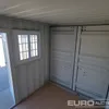 Unused 9' Container, 1 End Door, 1 Side Door, 1 Window 