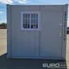 Unused 9' Container, 1 End Door, 1 Side Door, 1 Window 
