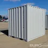 Unused 9' Container, 1 End Door, 1 Side Door, 1 Window 