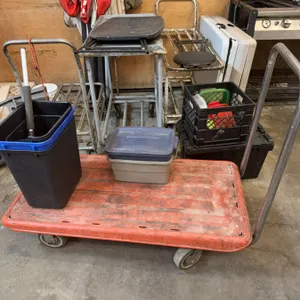 Industrial Carts, Utility Boxes, and Shelving Lot