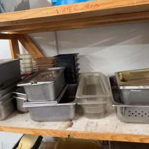 Commercial Kitchen Food Pans and Lids