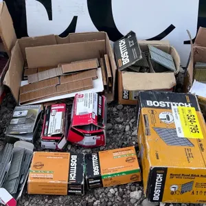 Construction Nails, Staples, and Brad Nails Lot