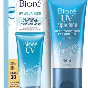 BIORÉ UV AQUA RICH WEIGHTLESS MOISTURIZER WITH SPF 30 E: 01/2027 -N