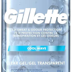 GILLETTE CLEAR GEL ANTIPERSPIRANT AND DEODORANT FOR MEN COOL WAVE SCENT 108G -N E: 2/2028