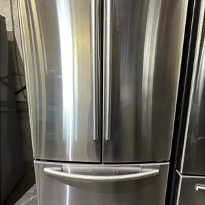 SAMSUNG 32" WIDE STAINLESS STEEL FRENCH DOOR FRIDGE WITH BOTTOM FREEZER DRAWER