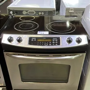 GE 4-BURNER GLASS TOP RANGE