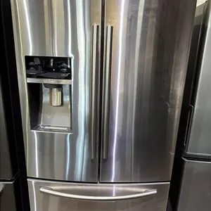 SAMSUNG 36" WIDE STAINLESS STEEL FRENCH DOOR FRIDGE WITH BOTTOM FREEZER DRAWER