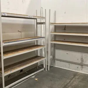 2 EZ-RECT GREY METAL SHELVE RACKING UNITS