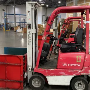 2018 TOYOTA 40-3FG9 SIT DOWN COUNTERBALANCE,  PROPANE, 10 CLAMP FORKLIFT, SERIAL #51039