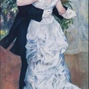 RENOIR DANCE IN THE CITY MOUNTED PRINT