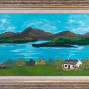 LANDSCAPE MIXED MEDIA TEXTILE ART