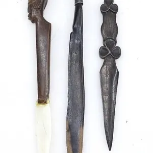 KENYAN CARVED WOOD LETTER OPENERS