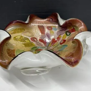 Murano Art Glass Tutti Fruitti Bowl