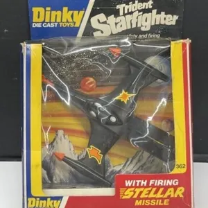 Dinky Toys Trident Starfighter #362 With Original