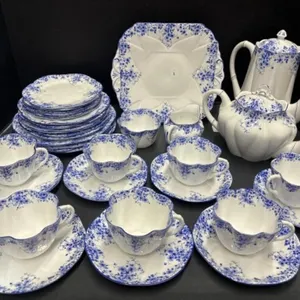 Shelley Dainty Blue Dishes