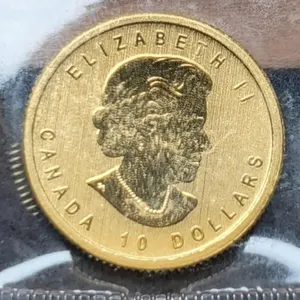 2012-1812 1/4 Oz. Gold $10 Canada BU