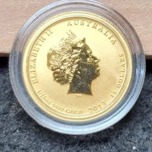 2013 1/10 Oz. Gold $15 Australian