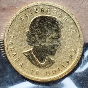 2012-1812 1/4 Oz. Gold $10 Canada BU