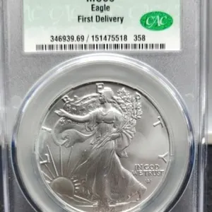 2024 Slab Silver Eagle CAC MS69 w/