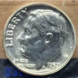 1957 Proof Dime