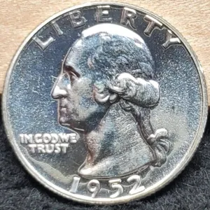 1952 Proof W. Quarter