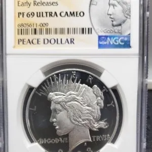 2023-S Slab Proof Peace Dollar NGC PF69 w/