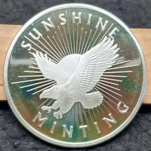 1 Troy Oz. Silver Sunshine Minting Round