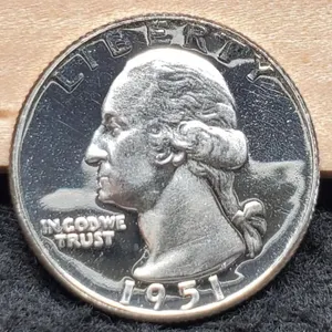 1951 Proof W. Quarter